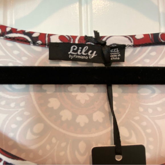 Lily by Firmiana Blouse Size 4X - Picture 3 of 5